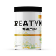 Kreatyna Monohydrat Smakowa PURE – Pomarańcza-Cytryna 500 g – opakowanie
