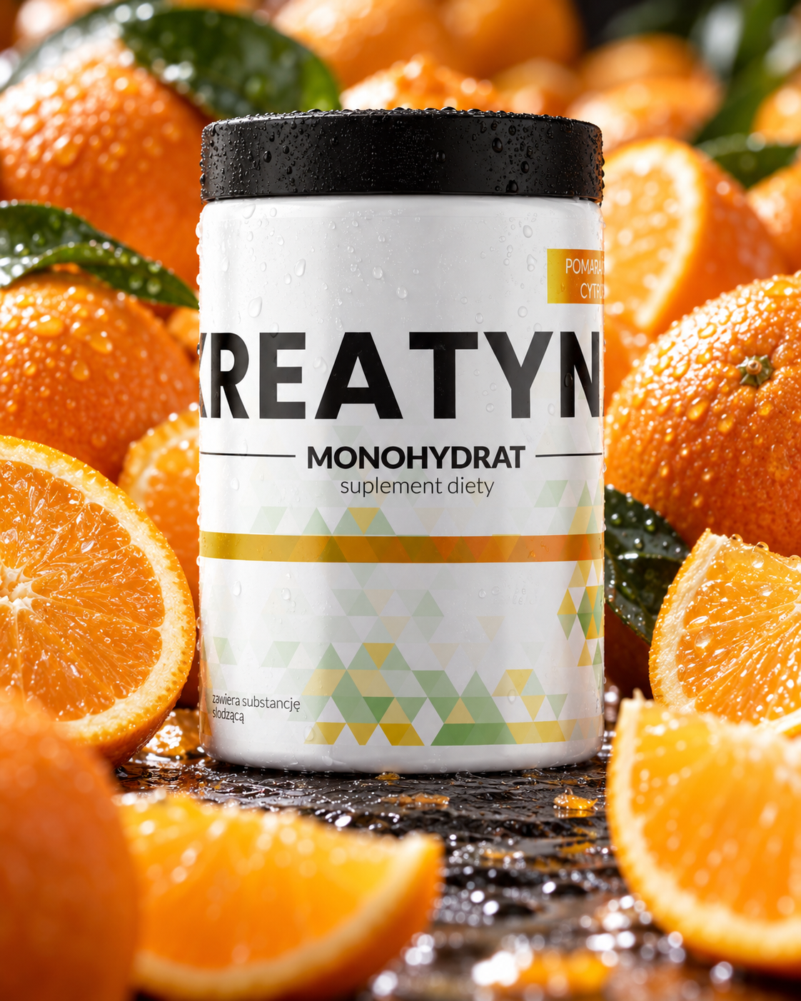 PURE Kreatyna Monohydrat Pomarańcza–Cytryna – 500 g