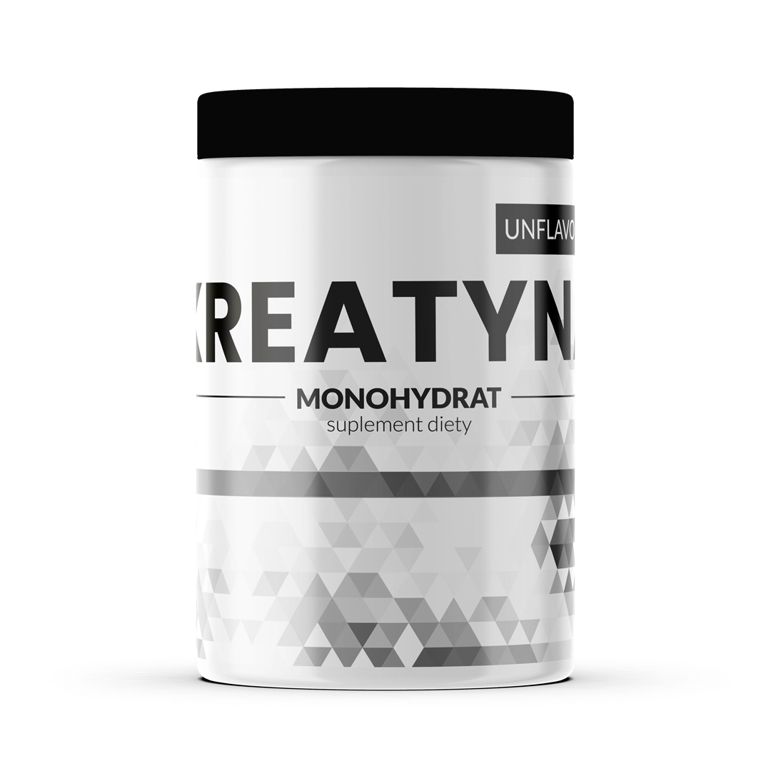 Kreatyna Monohydrat 200 mesh PURE – 500 g (100 porcji) – opakowanie