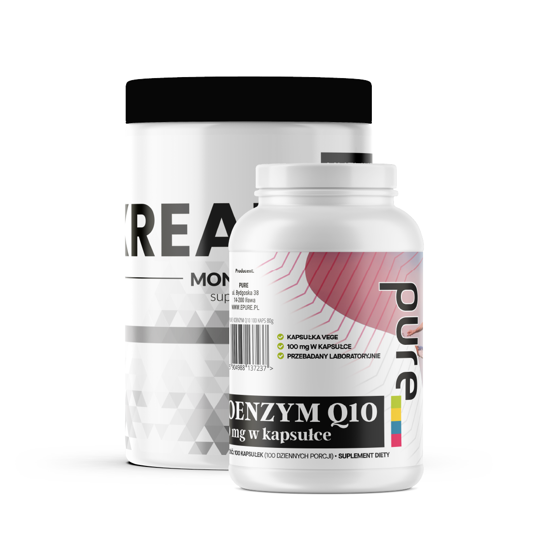 Zestaw PURE – Kreatyna + Koenzym Q10